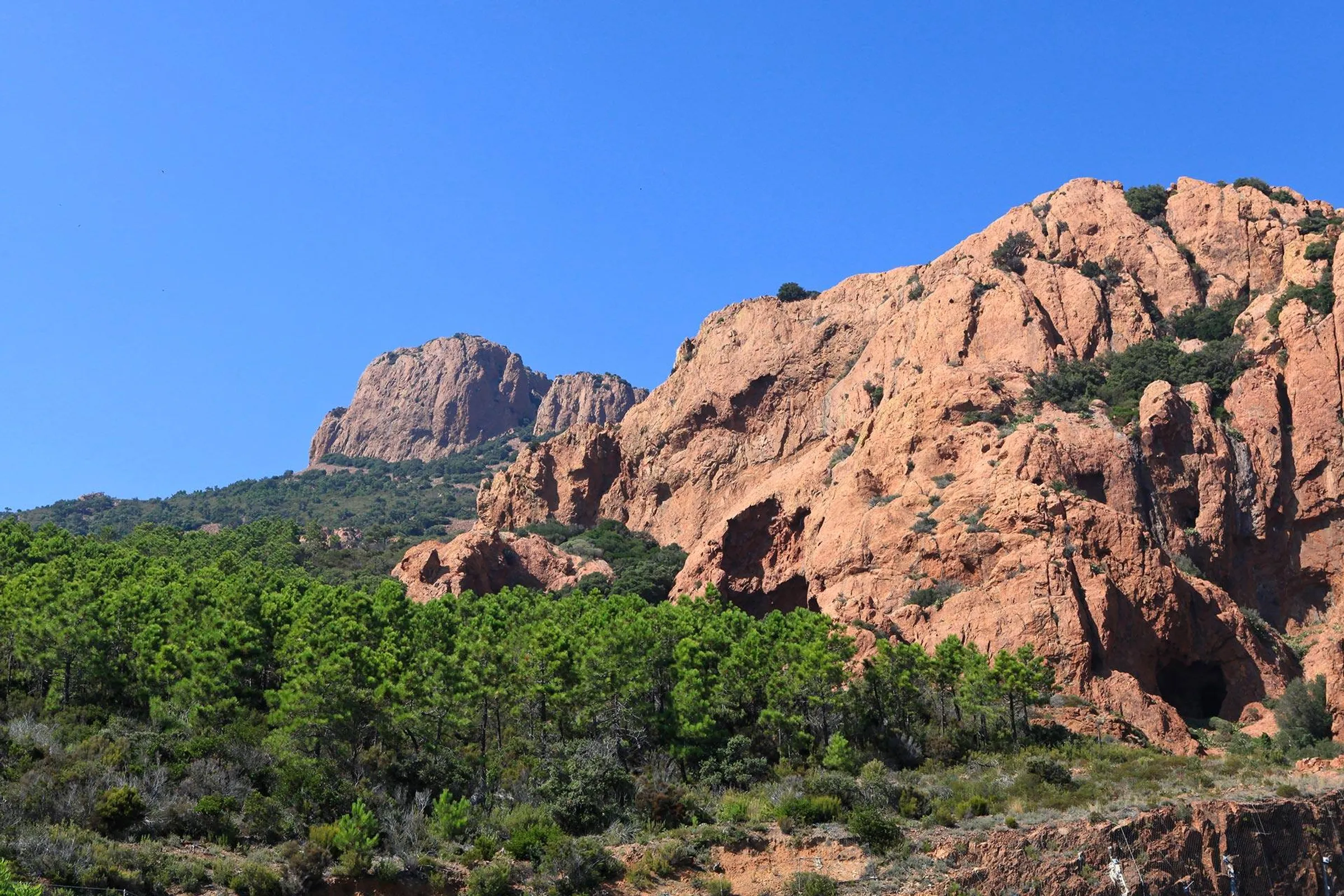 Photo du Massif de l'Esterel dans le Var