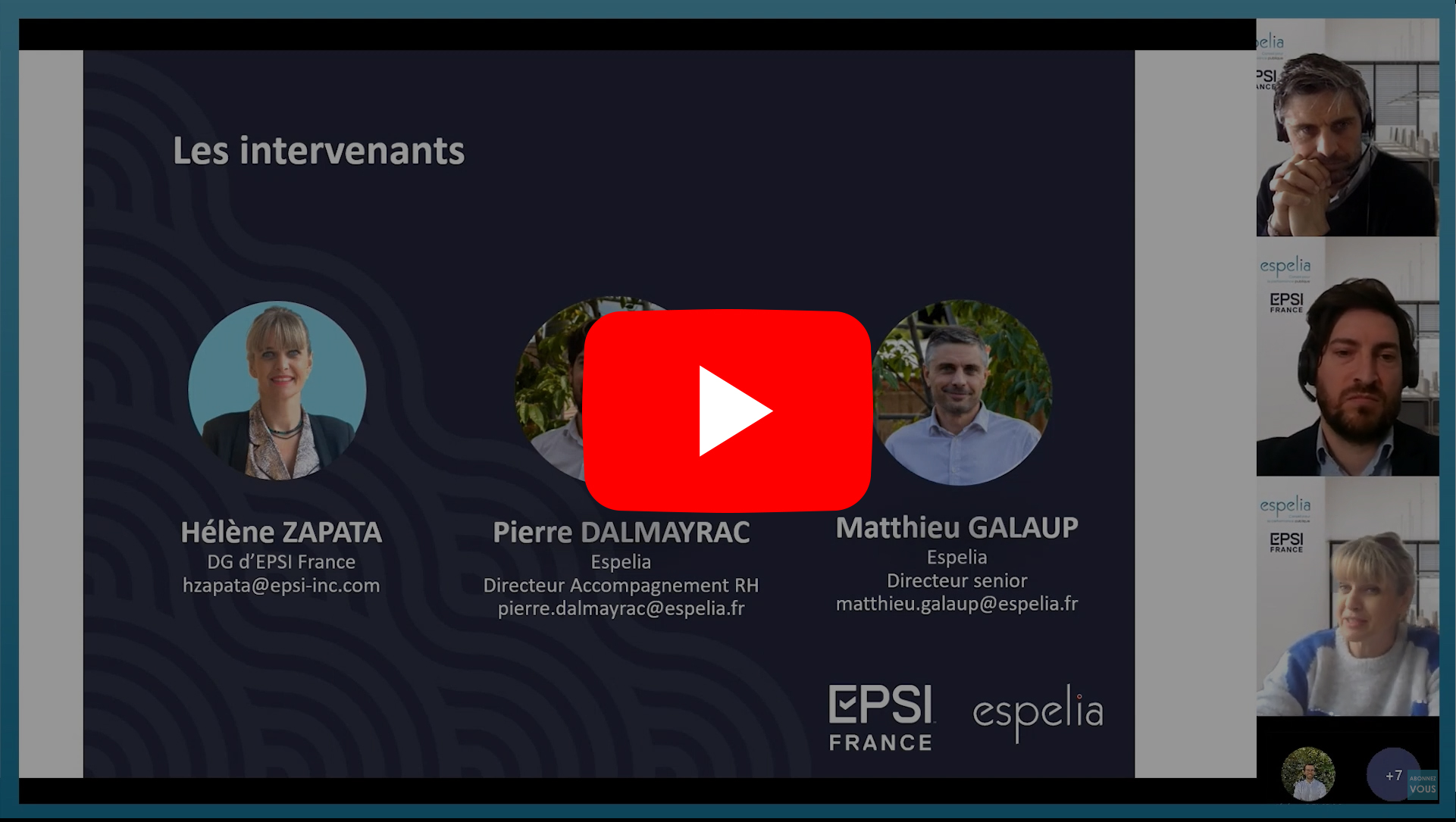 Youtube webinaire soft skills