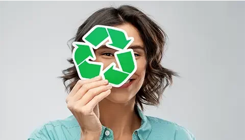Prévention et économie circulaire avec un paysage vert
